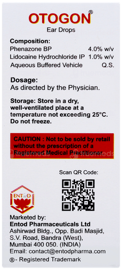 Otogon Ear Drops 10ml