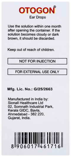 Otogon Ear Drops 10ml