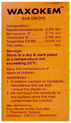 Waxokem Ear Drops 10Ml
