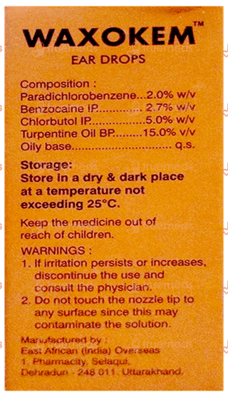 Waxokem Ear Drops 10Ml