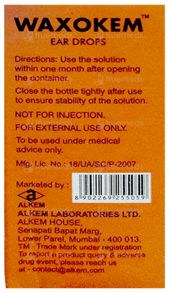 Waxokem Ear Drops 10Ml