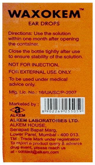 Waxokem Ear Drops 10Ml
