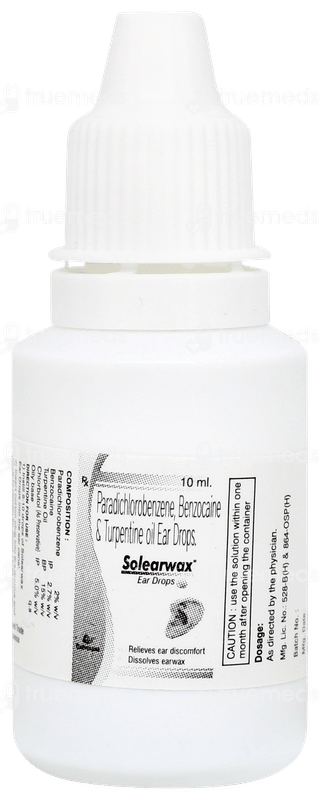 Solearwax Ear Drops 10ml