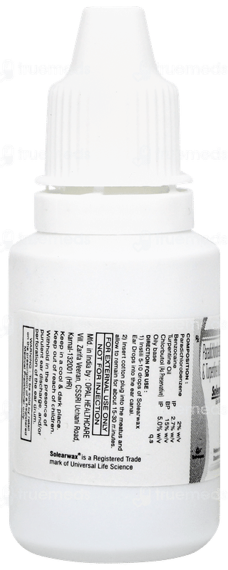 Solearwax Ear Drops 10ml