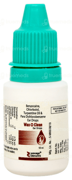 Wax O Clean Ear Drops 10ml