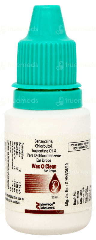 Wax O Clean Ear Drops 10ml