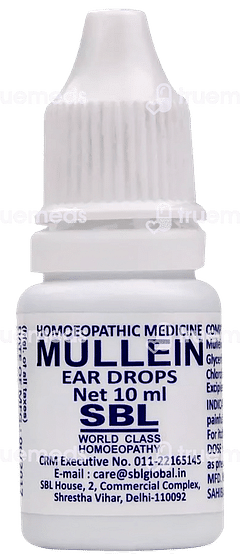 Sbl Mullein Ear Drops 10ml