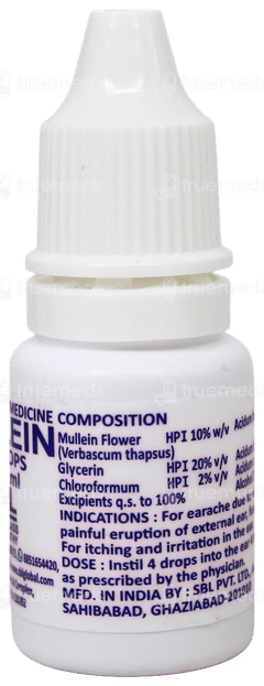 Sbl Mullein Ear Drops 10Ml