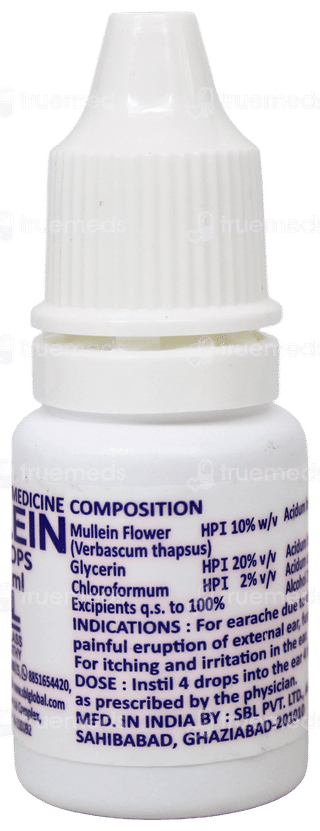 Sbl Mullein Ear Drops 10Ml