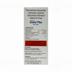 Exotic Plus Ear Drops 10ml