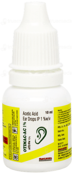 Otimac Ac 1% Ear Drops 10ml