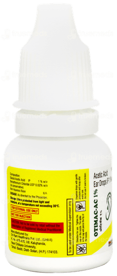 Otimac Ac 1% Ear Drops 10ml