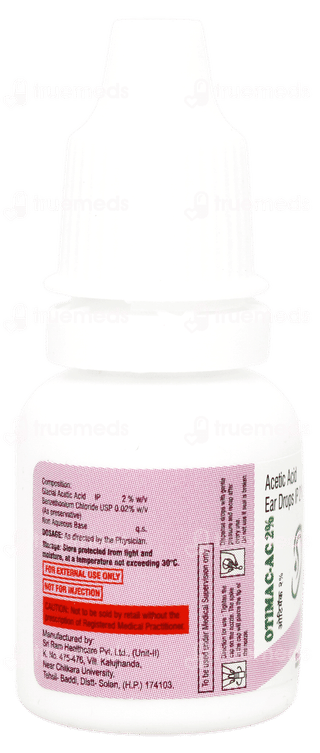 Otimac Ac 2% Ear Drops 10ml