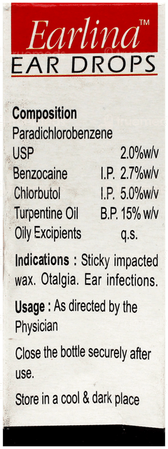 Earlina Ear Drops 10Ml