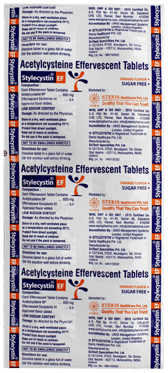 Stylecystin Ef Orange Flavour Sugar Free Tablet 10