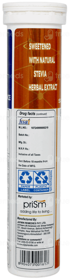 Proenervit Cdz Orange Flavour Sugar Free Effervescent Tablet 20