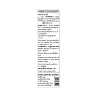 Geofit Whole Greens Effervescent Tablet 15