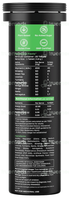 Auric Liver Detox Effervescent Tablet 20