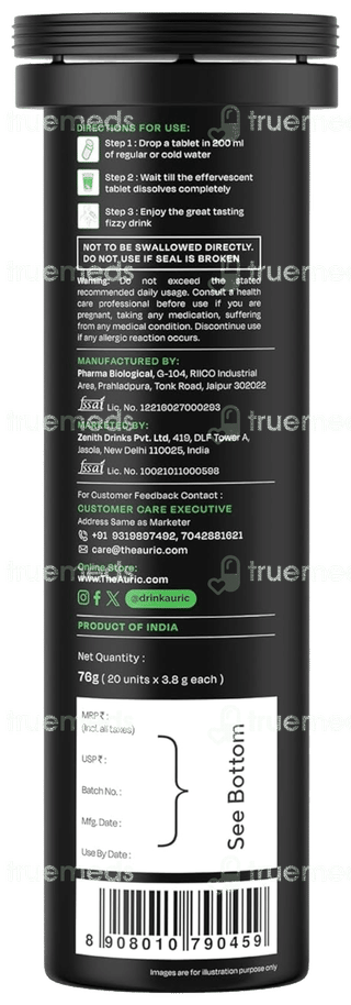 Auric Liver Detox Effervescent Tablet 20