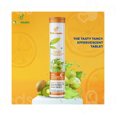 Eur Vitamin C Orange Flavour Effervescent Tablet 20