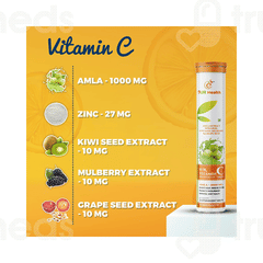 Eur Vitamin C Orange Flavour Effervescent Tablet 20