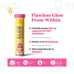Chicnutrix Glow Strawberry & Lemon Flavour Effervescent Tablet 10