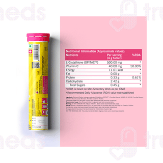 Chicnutrix Glow Strawberry & Lemon Flavour Effervescent Tablet 10