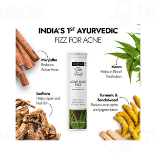 Kapiva Skin Foods Acne Ease Fizz Effervescent Tablet 20