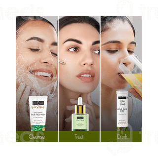 Kapiva Skin Foods Acne Ease Fizz Effervescent Tablet 20