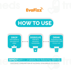 Evafizz Hangover Cure Orange Effervescent Tablet 16