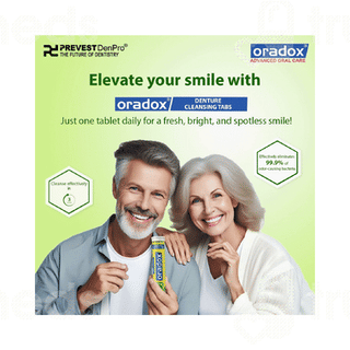 Oradox Denture Cleansing Fresh Mint Effervescent Tablet 30