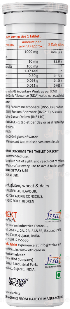 Epieff Z Effervescent Tablet 20
