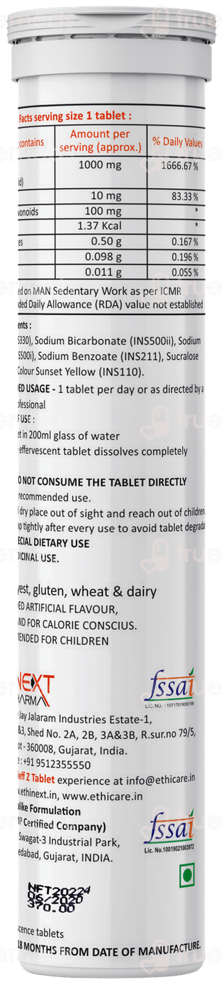 Epieff Z Effervescent Tablet 20