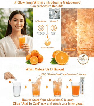 Glutaderm C Orange Flavour Effervescent Tablet 15