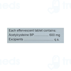Pulmucus 600 Orange Flavour Effervescent Tablet 10