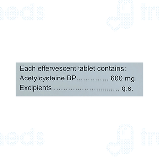 Pulmucus 600 Orange Flavour Effervescent Tablet 10