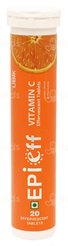 Epieff Vitamin C Orange Flavour Effervescent Tablet 20 Epieff Vitamin C Orange Flavour Effervescent Tablet 20