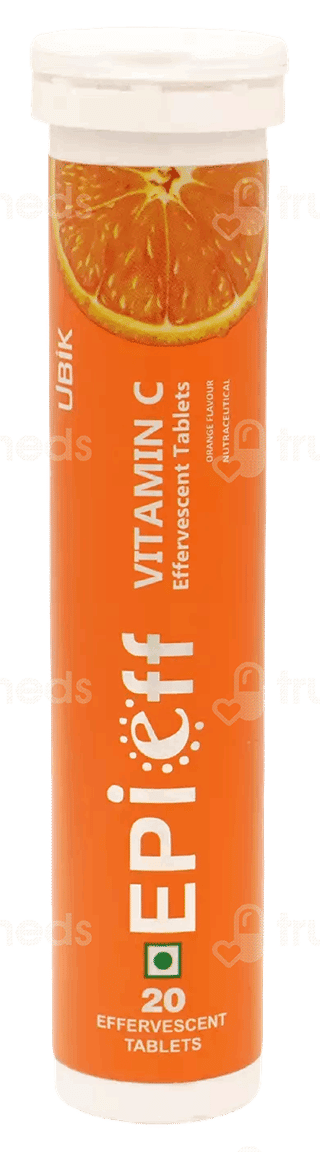 Epieff Vitamin C Orange Flavour Effervescent Tablet 20
