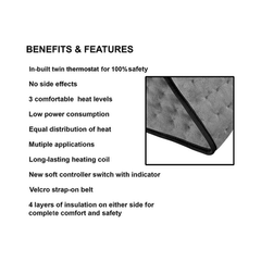 Mcp Grey Electric Heating Pad 1