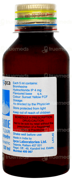 Bromhexine Elixir 120ml Bromhexine Elixir 120ml
