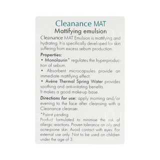 Avene Cleanance Mat Emulsion 40 Ml