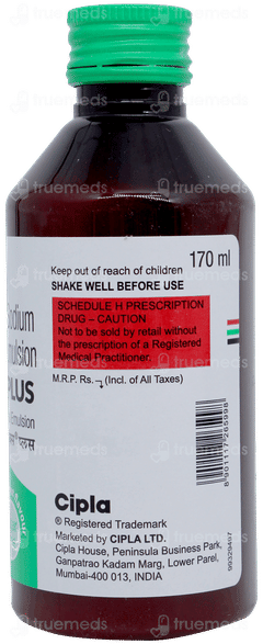 Easylax Plus Peppermint Flavour Sugar Free Emulsion 170ml Easylax Plus Peppermint Flavour Sugar Free Emulsion 170ml