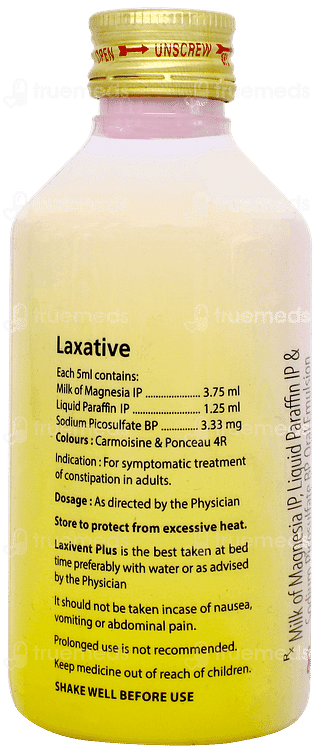 Laxivent Plus Sugar Free Emulsion 170ml