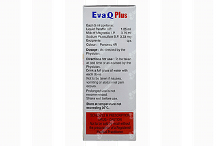 Eva Q Plus Strawberry Mint Flavour Sugar Free Emulsion 150ml