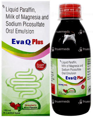 Eva Q Plus Strawberry Mint Flavour Sugar Free Emulsion 150ml