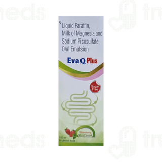 Eva Q Plus Strawberry Mint Flavour Sugar Free Emulsion 150ml