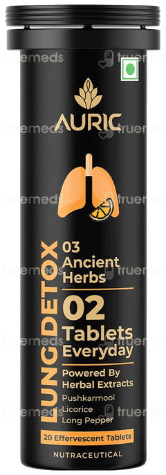 Auric Lung Detox Effervescent Tablet 20 Auric Lung Detox Effervescent Tablet 20