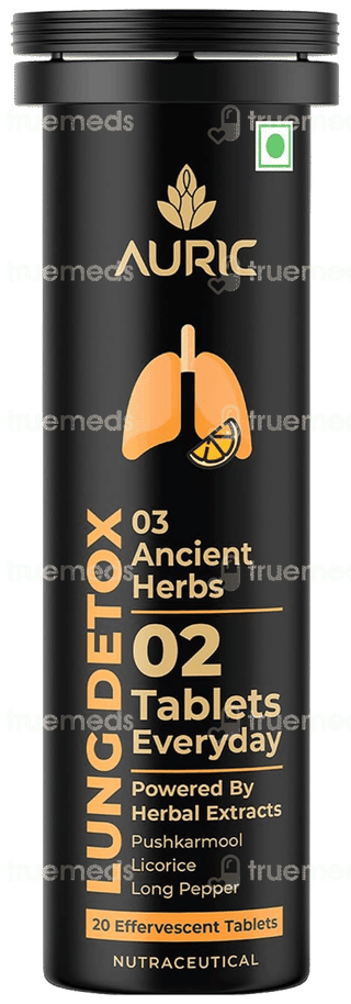 Auric Lung Detox Effervescent Tablet 20