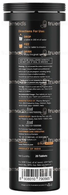 Auric Lung Detox Effervescent Tablet 20