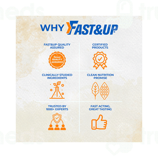 Fast&up Fortify Calcium + D3 + K2 + Magensium Orange Flavour No Added Sugar Effervescent Tablet 20